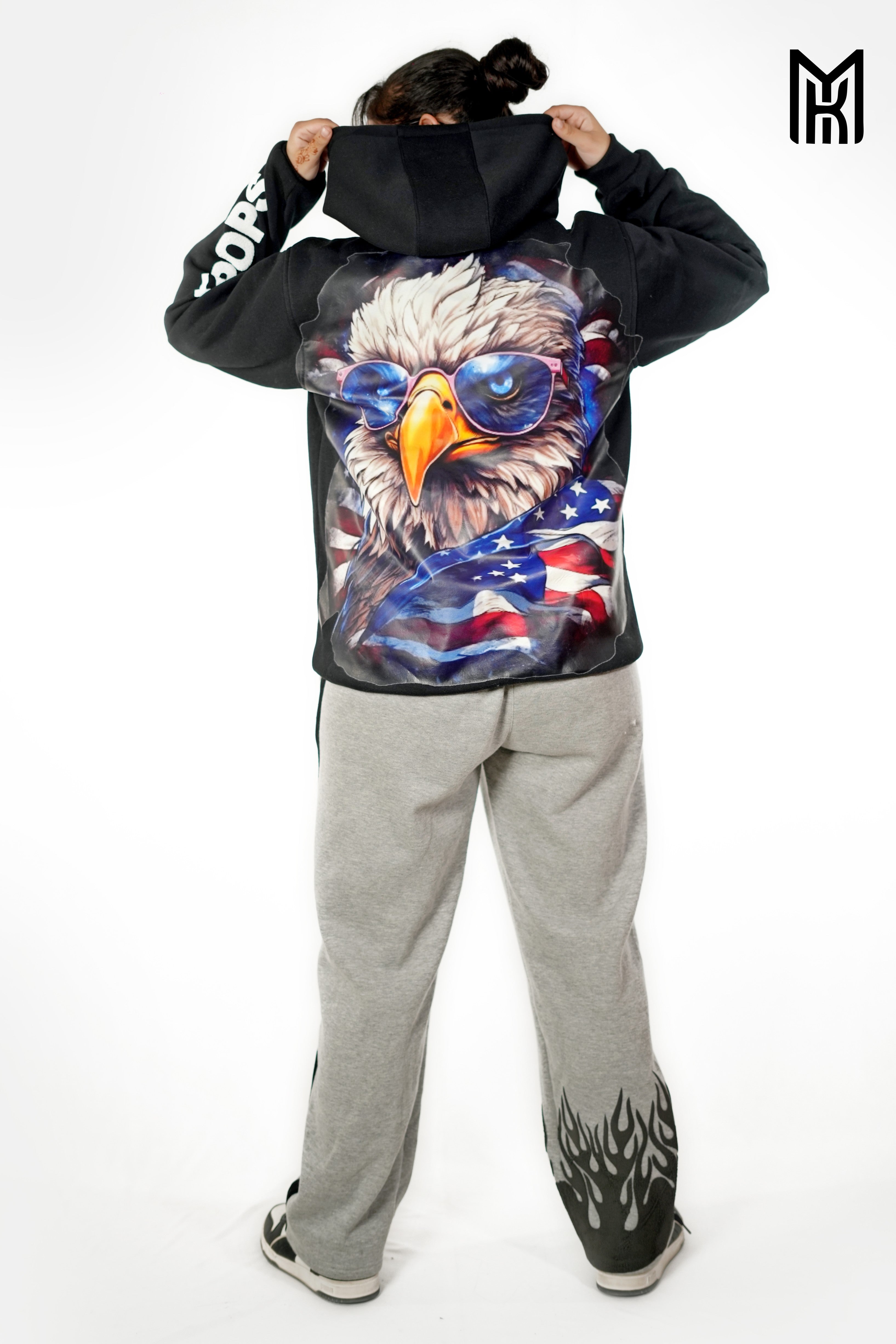 American Eagle (Black) Hoodie